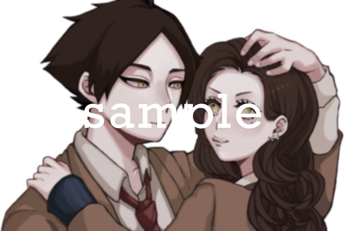 SNS用アイコン(またはヘッダー)を作成します 単体絵(※人外を除く)・夢絵(※)なんでも大丈夫です。 イメージ6