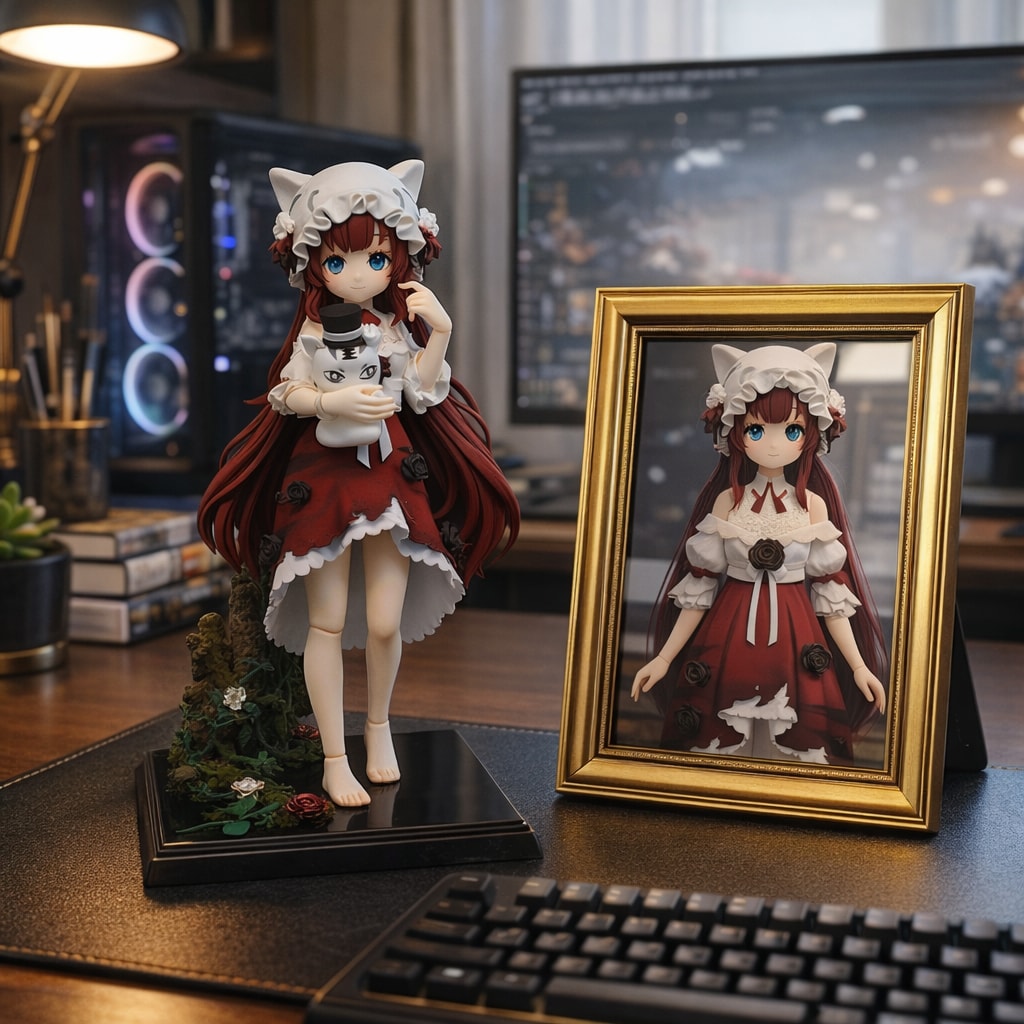 VTuber・オリキャラを3Dフィギュア制作｜ます 完全オーダーメイド手作業造形サービス イメージ2