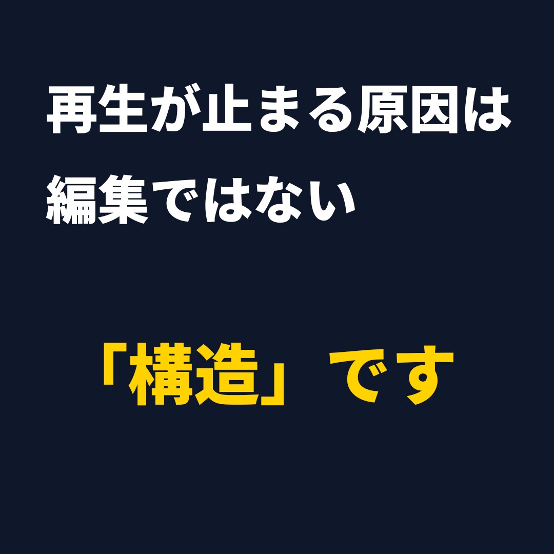 ショート500〜1000再生の壁を改善しますます 情報系YouTubeショートの構成改善をします イメージ3