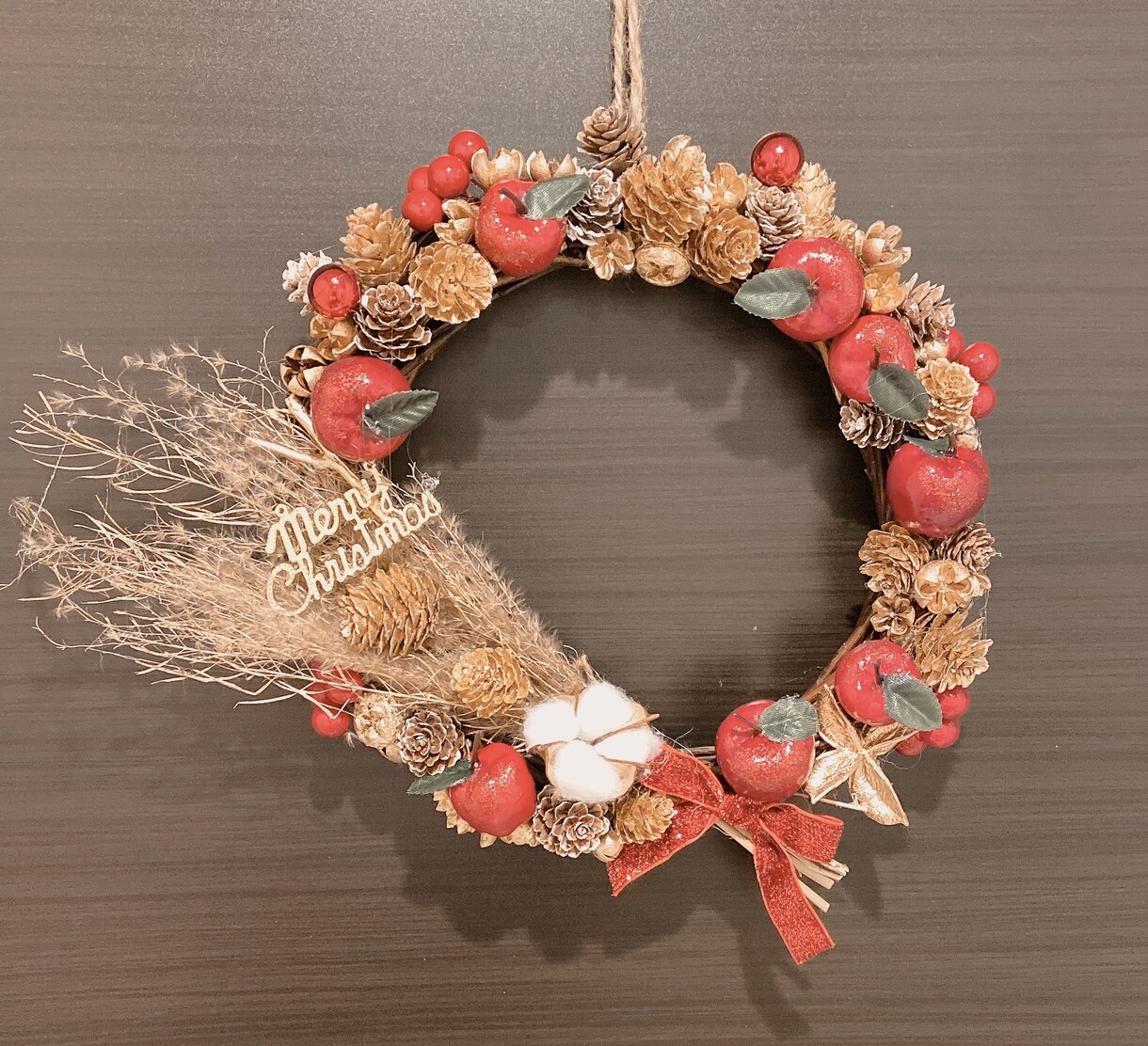 可愛季節にぴったりなリースや小物を作ります オリジナルクリスマスリース　リースアクセサリー、小物 イメージ7