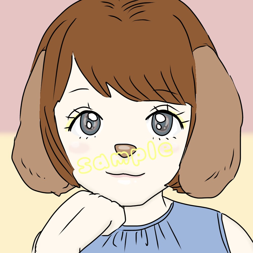 獣人風アイコン作ります SNSアイコンに、印象に残るアイコン イメージ1