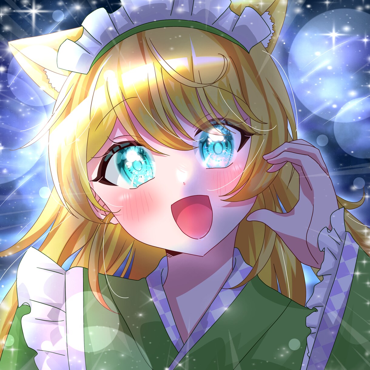 キラキラな女の子の1枚絵制作します 最短7日納品!!見積もり相談即対応☆商用利用込 イメージ1