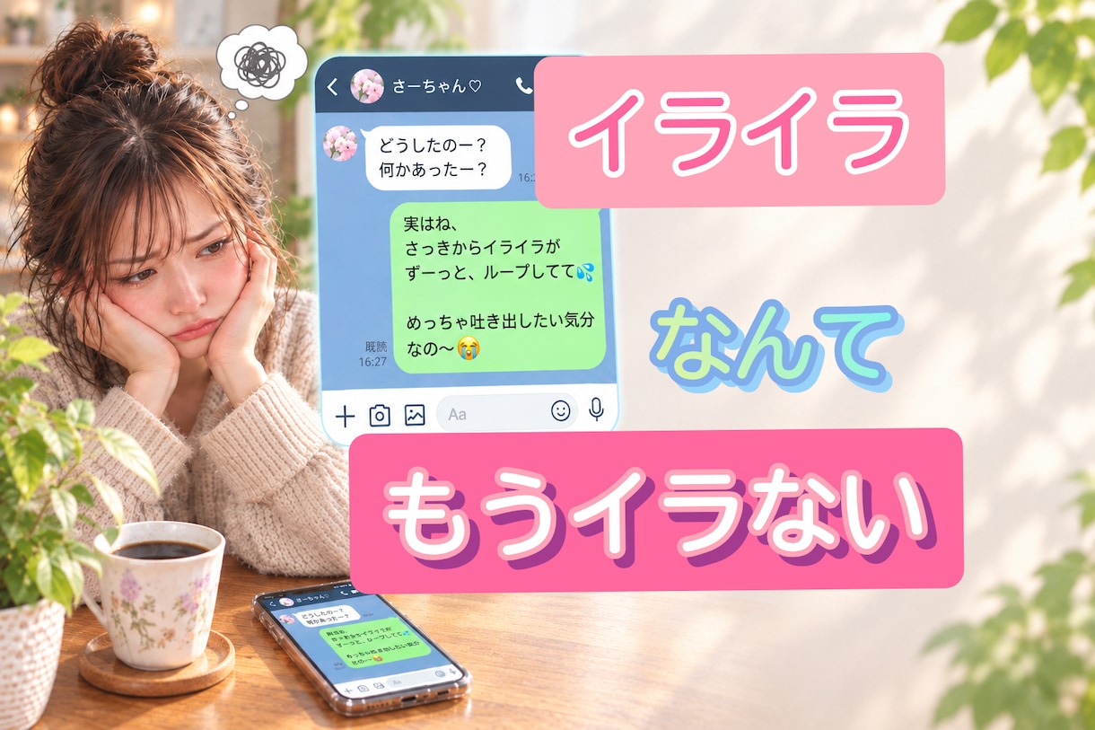 人から受けた『怒り』にイライラ･･･全部、聴きます 理不尽な怒りによる心の傷は、手放して軽くなりましょう☘️ イメージ1