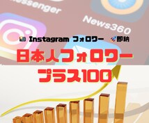 インスタで日本人フォロワー100人増やします 【人気オススメ即納！】Instagram 日本人フォロワー イメージ1