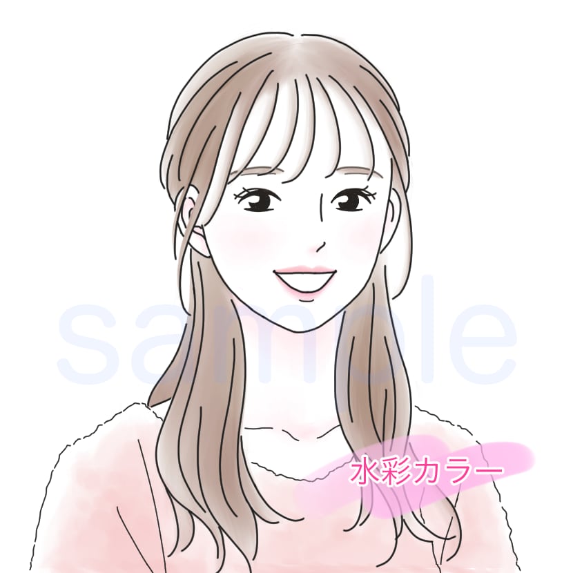 シンプルタッチで好印象なオトナ女子をお描きします あなたの趣味やビジネスにほんのりおしゃれ・かわいいをプラス！ イメージ3