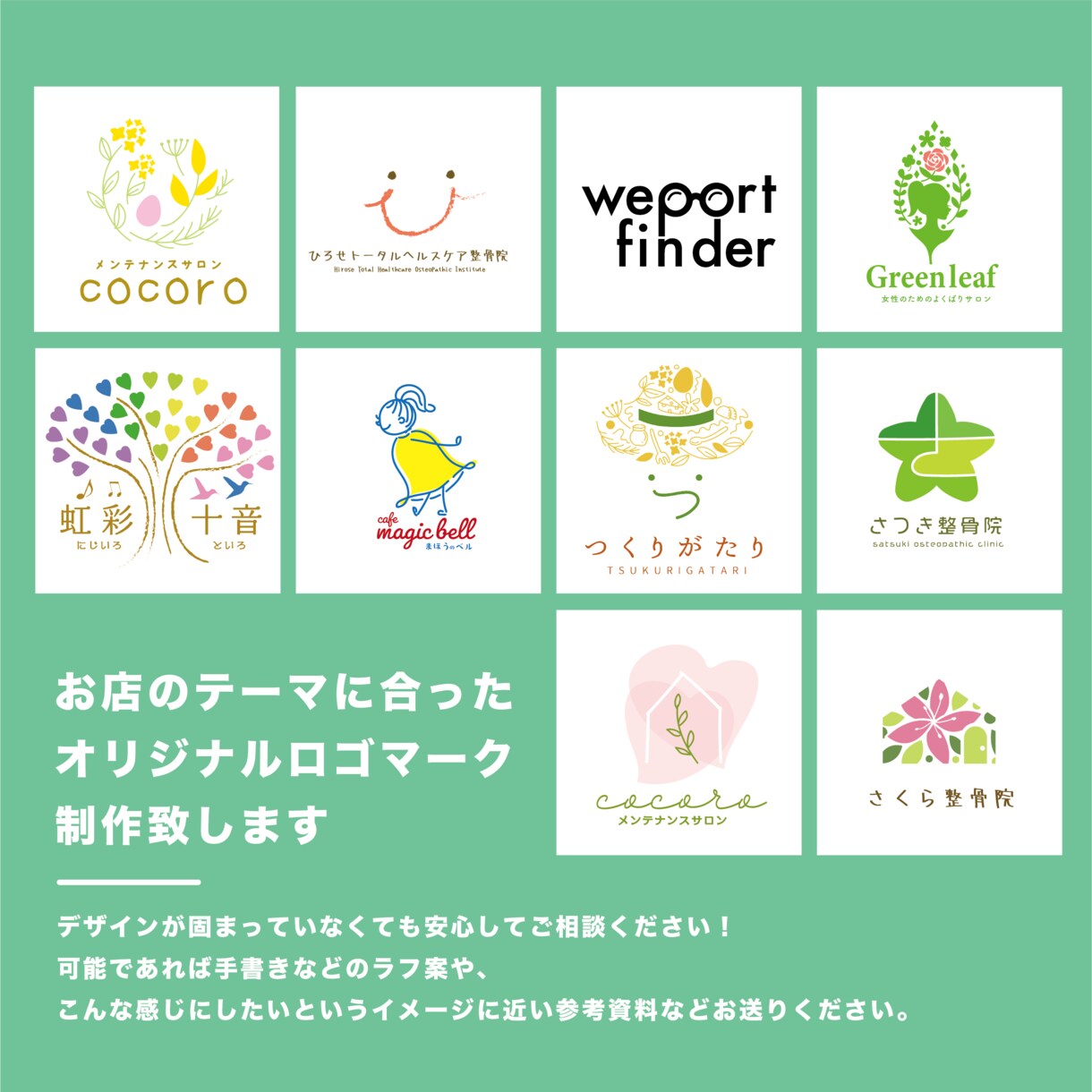 ラフ5パターンご提案！修正無制限で制作致します デザイン5案ご提案 / 手書きラフ画 イメージ画像での相談可 イメージ2