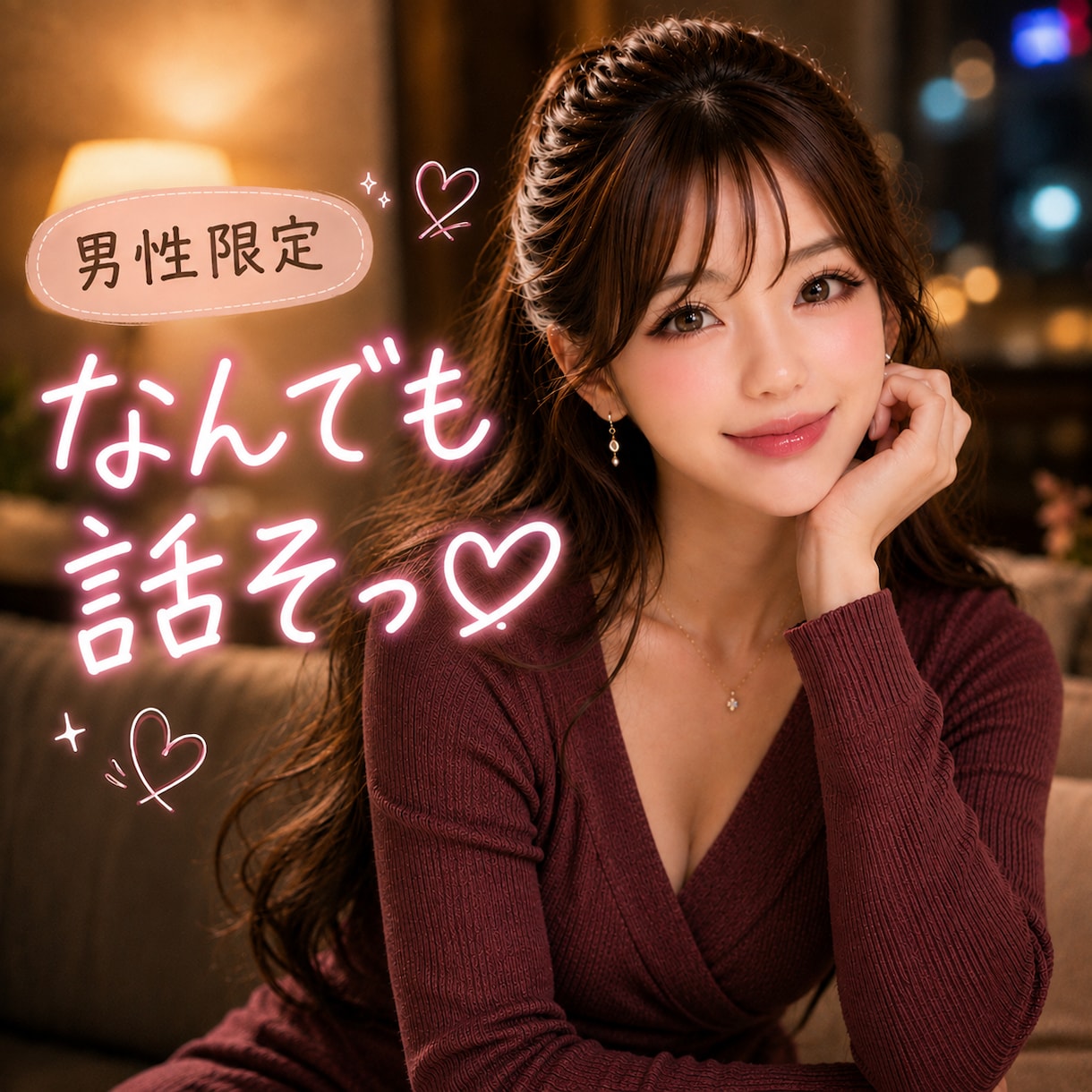 男性限定♡本音も秘密もやさしく受け止めます ☘️NGなし☘️安心して本音や甘えを優しく受け止めます イメージ1