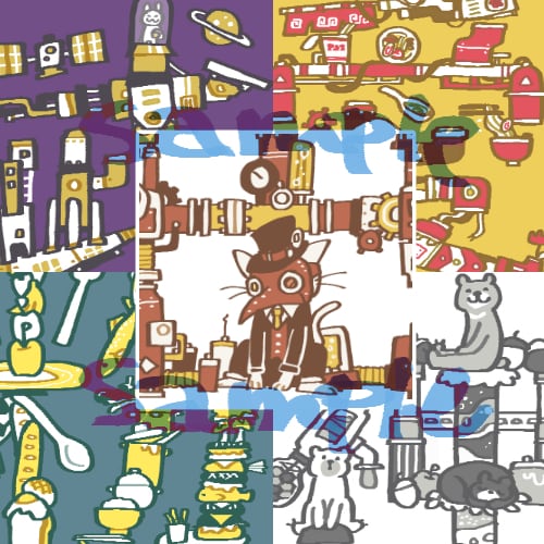 あなたの好きな１文字、ごちゃっと描きます 漢字・記号・アルファベット・ひらがななどSNS等のアイコンに イメージ5