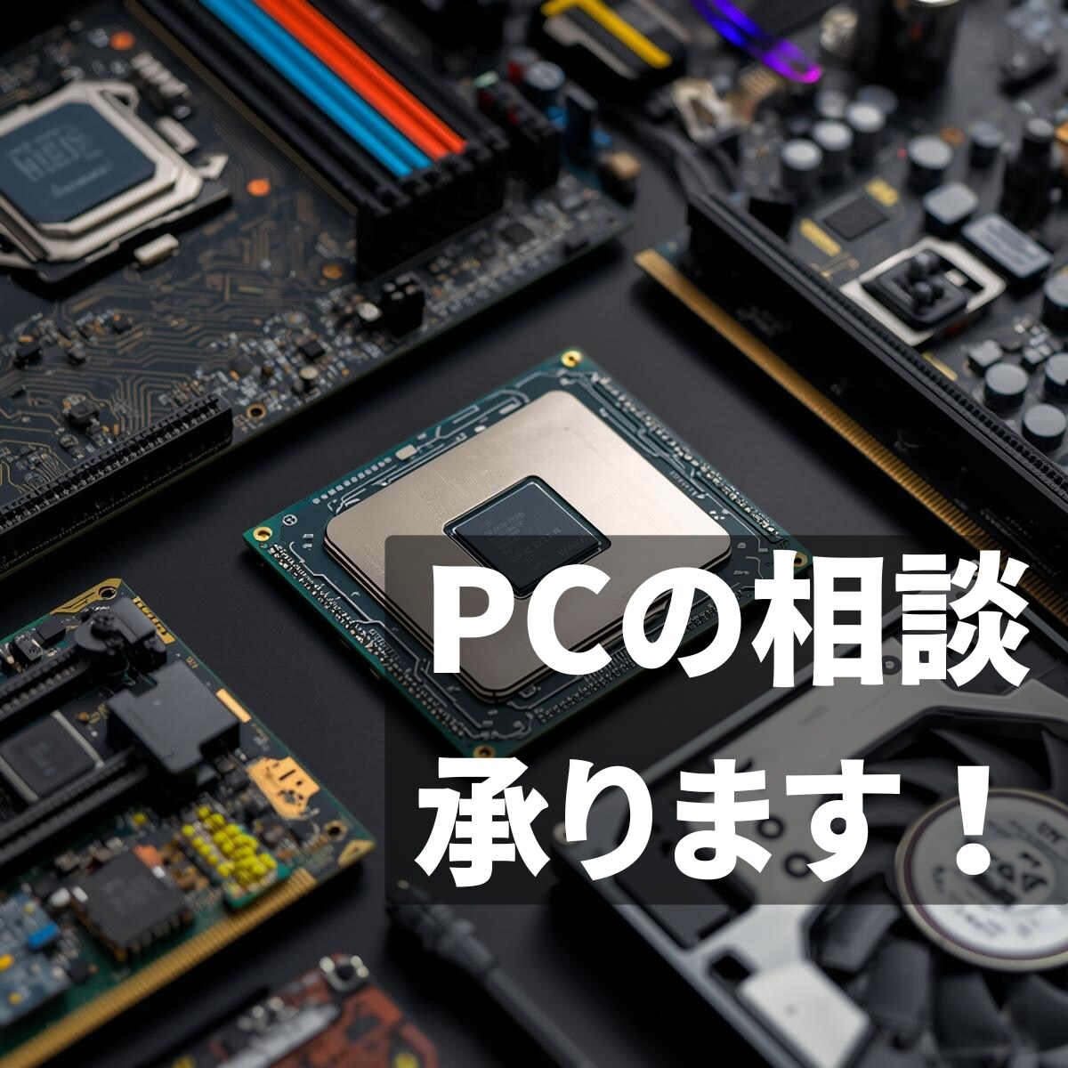 PCのパーツ・構成・予算相談を承ります PC初心者も安心！PCオタクが最適な構成を提案します。 イメージ1
