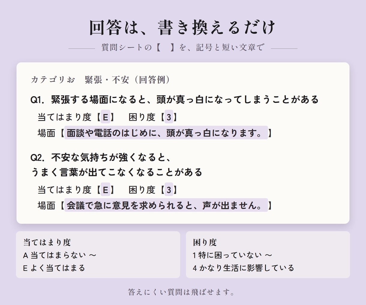 言葉のお守り｜ADHD・発達特性の説明書を作ります 家族や職場に渡せる、A4・1枚の説明書をお作りします イメージ4