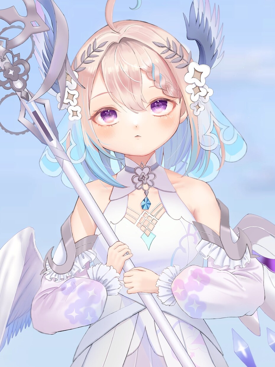 透明感のあるイラスト制作いたします アイコン、歌ってみた動画、サムネイル用など イメージ5