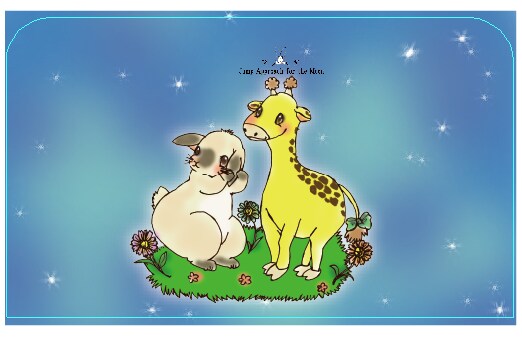 ゆめかわいい動物のイラスト描きます 手描きの線をベースにポップでゆめかわいい動物さん描きます。 イメージ2