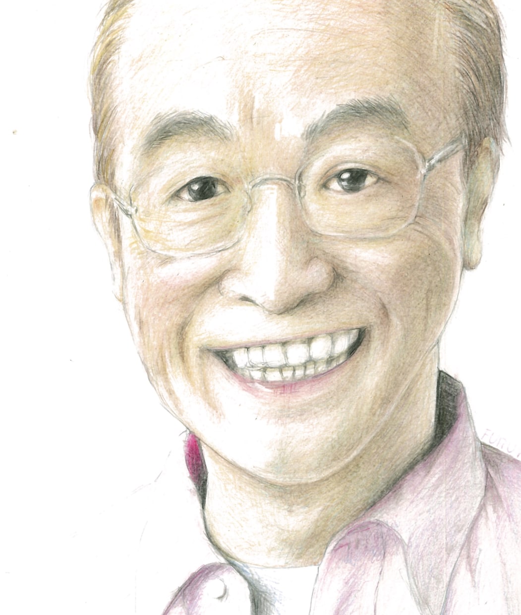 暖かみのある色鉛筆画での似顔絵を制作致します お誕生日や記念日、還暦のお祝い等に！ イメージ1