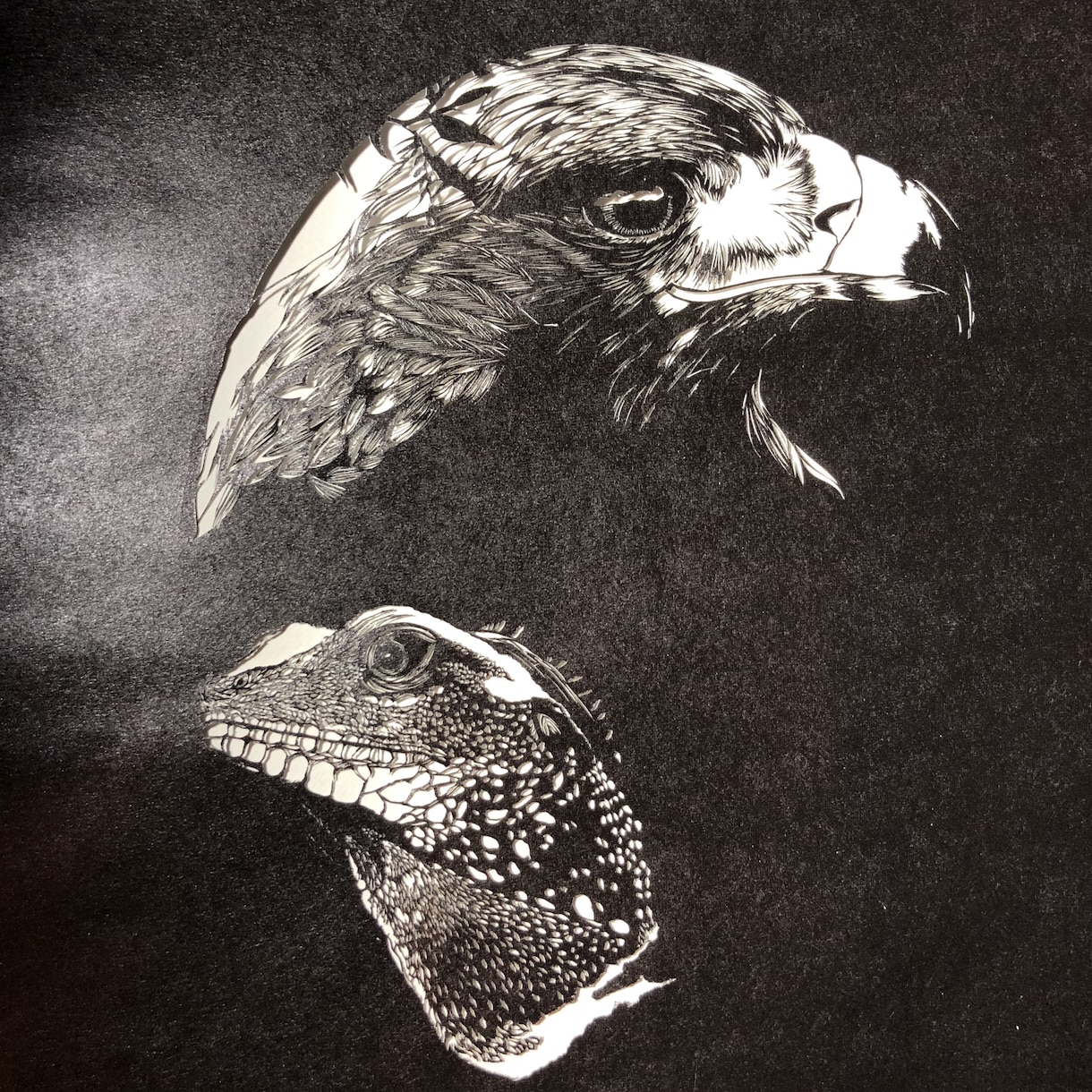 細かい切り絵を製作します 写真のようなリアルな切り絵を部屋に飾りたい方へ イメージ5