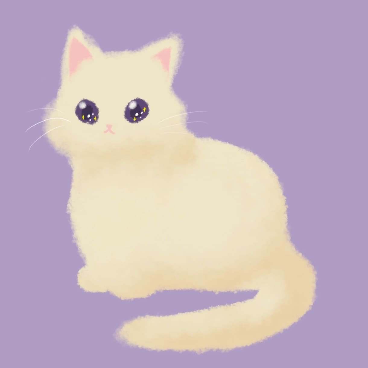 ふわふわのうさぎ、猫、犬、小動物、モチーフ描きます 動物の種類と色柄を指定したらあとはおまかせ！ イメージ6