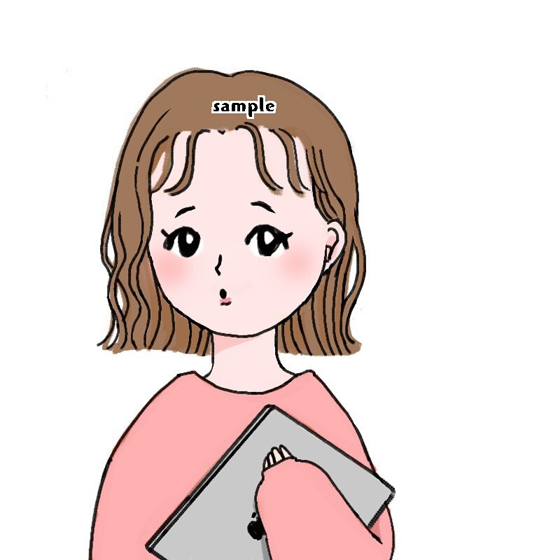 商用OK！シンプルな挿絵♡ブログ等使えます HPやインスタ,Twitter,YouTube,社内アイコン イメージ2