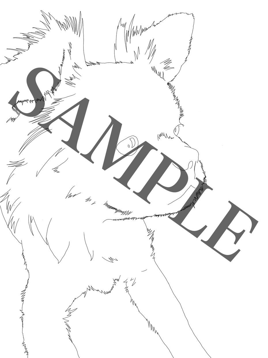 うちのこ（ペット）を水彩タッチで描きます 柔らかい色味でうちのこのかわいさを表現 イメージ2