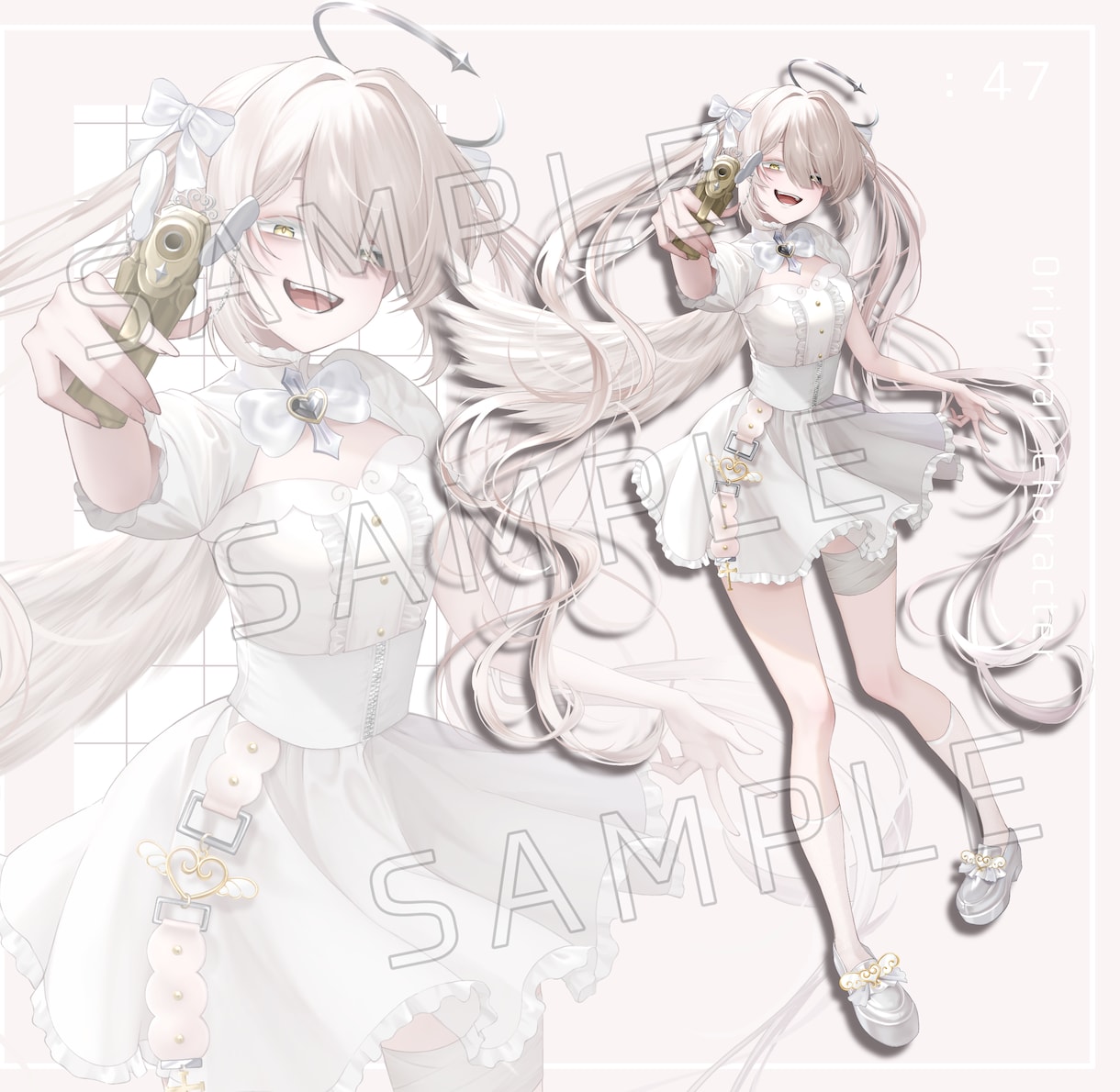 立ち絵やキャラデザを制作します 三面図や武器デザインなども対応可能です イメージ6