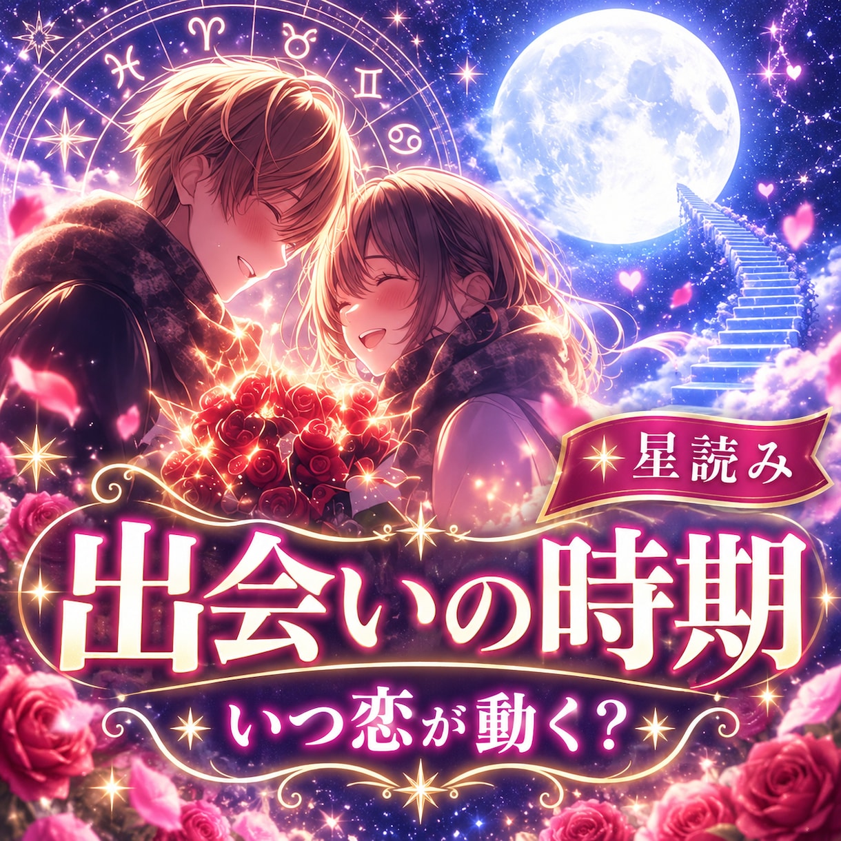 運命の出会い❤️宇宙が示す出会いの時期を読みます いつ恋が動く？どんな人と上手く行く？を読み解きます イメージ2