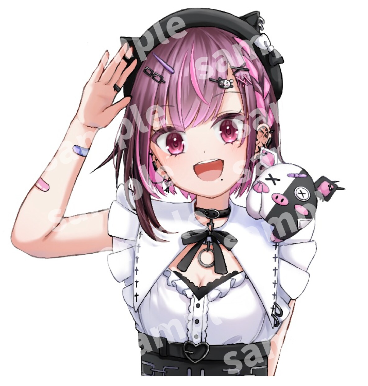 可愛いアニメ調イラストを描きます SNS/アイコン、立ち絵、サムネ、MV等のイラスト描きます イメージ4
