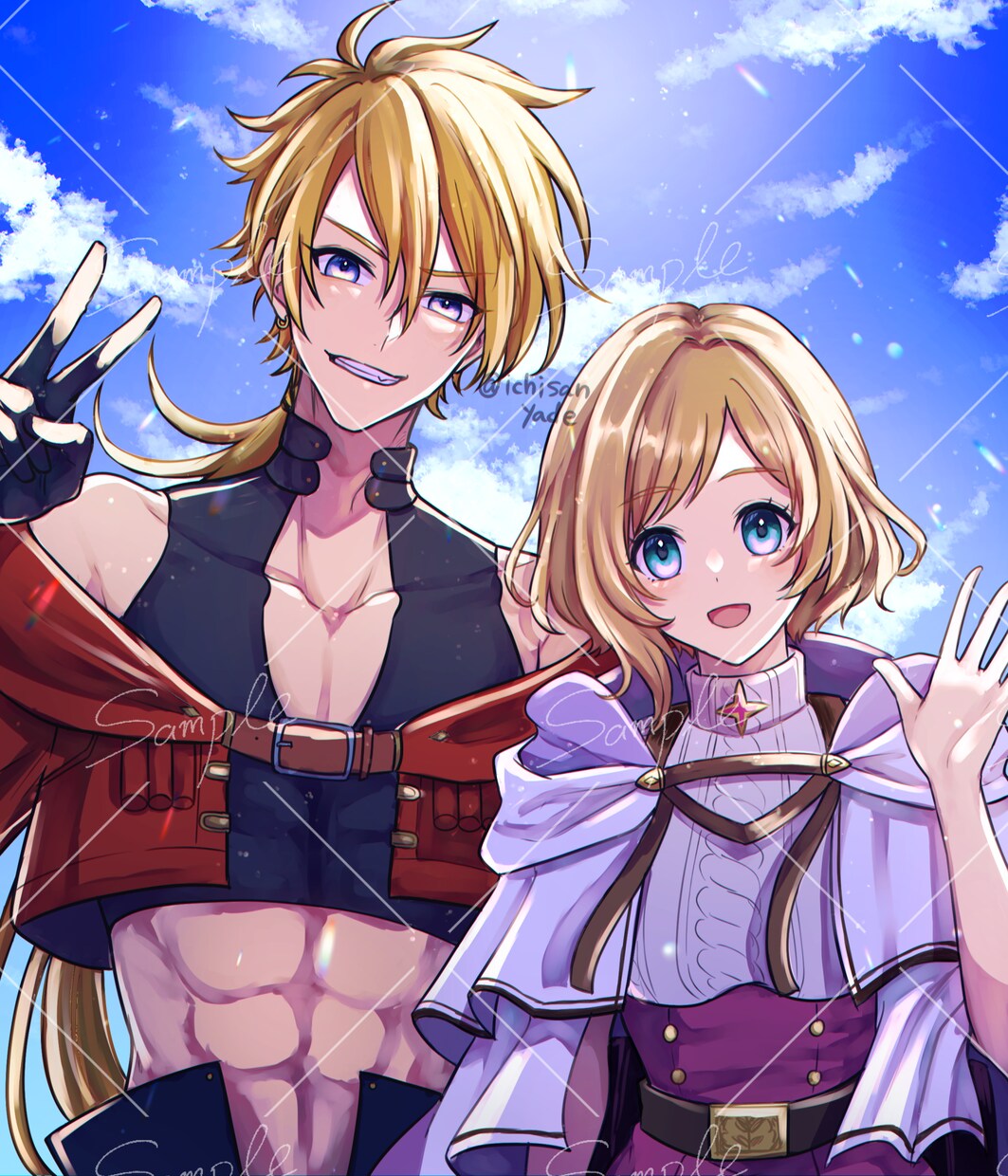 アイコン、サムネ、立ち絵など描きます 厚塗り、アニメ塗りなど柔軟に対応できます。 イメージ9