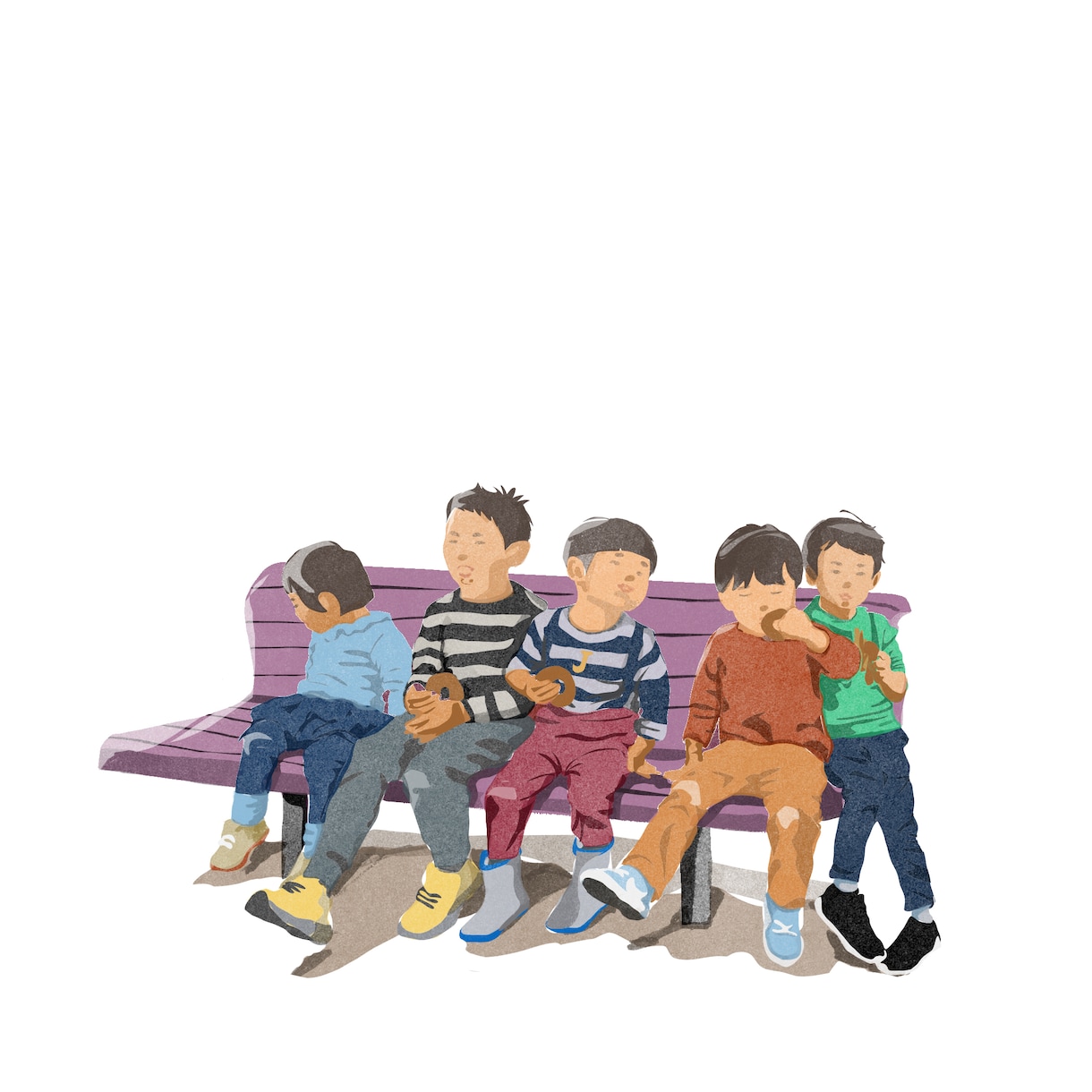どこか懐かしい雰囲気の人物描きます 挿絵装丁などに記憶の片隅にあるような懐かしい空気感を イメージ6