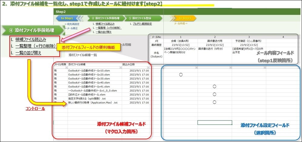 定型メールの作成業務を効率化します 少額でできる業務効率化あります イメージ4