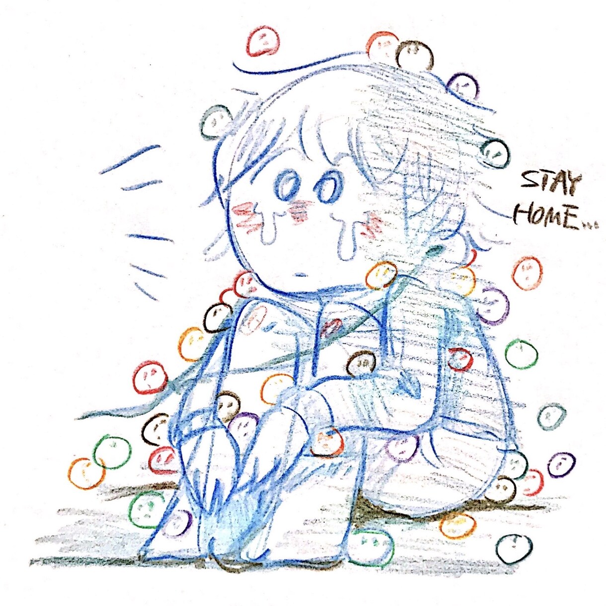 ゆるくてかわいいイラスト描きます アイコン、似顔絵など、ゆるくてかわいいイラストを制作！ イメージ7
