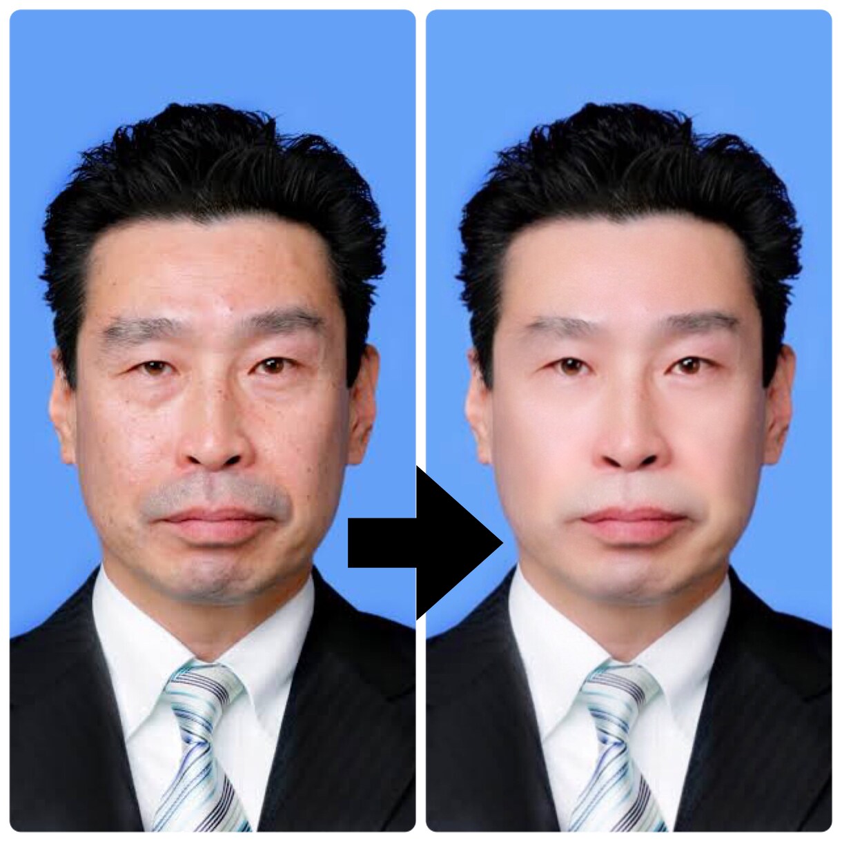 就活etc..に使う証明写真お直しします 証明写真の写りを良くして円滑に就活しませんか？ イメージ3