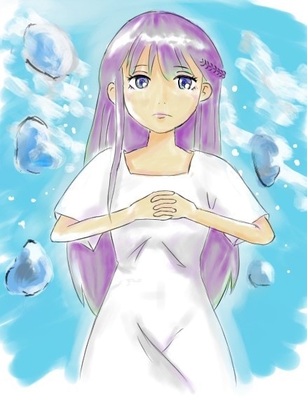 SNSアイコンに！バストアップの女の子描きます バストアップの女の子イラスト！透過PNGでアイコンにも イメージ1