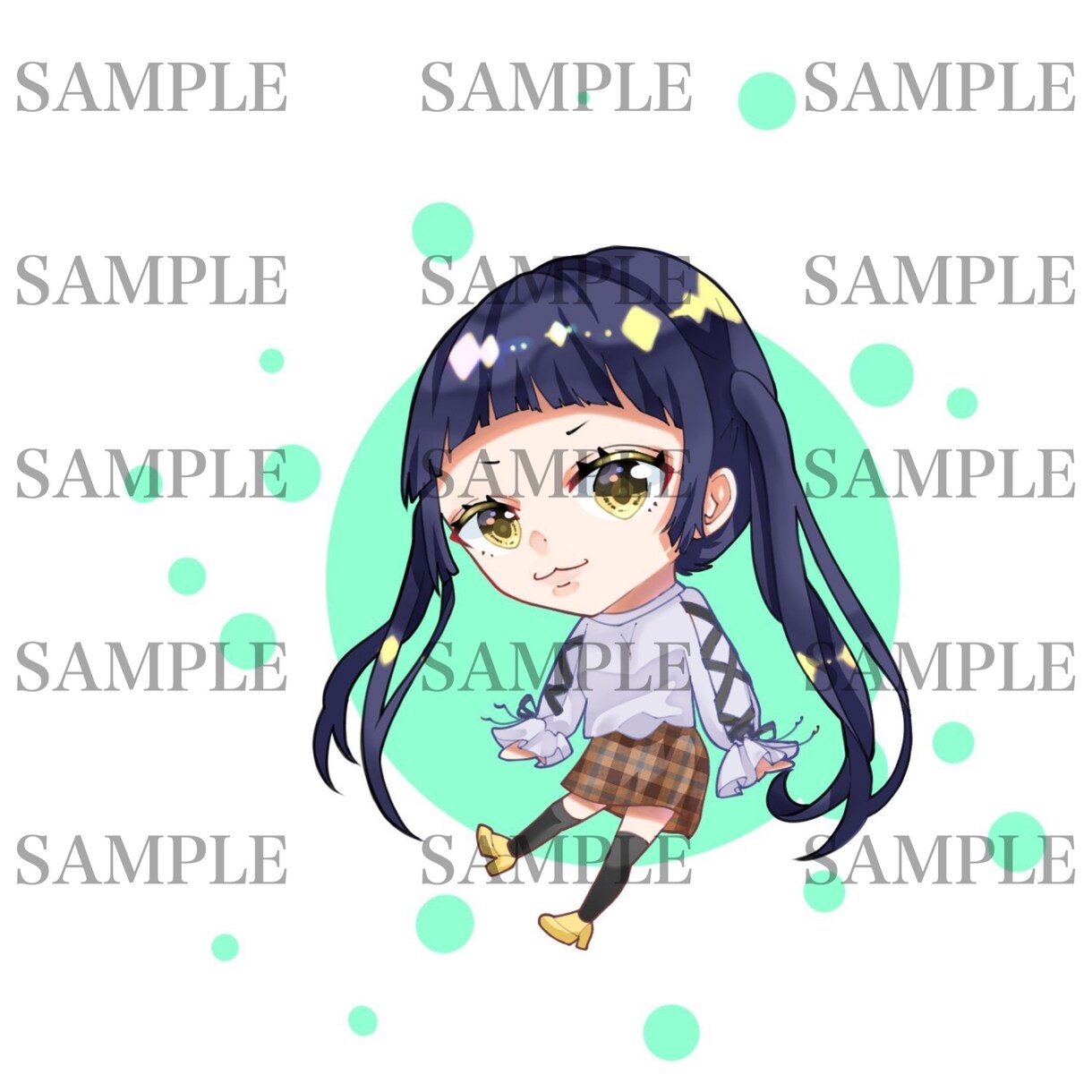 ミニキャラ･ちびキャラを描きます 修正回数無制限、ラフ･下塗りの二段階で修正ができるので安心！ イメージ2