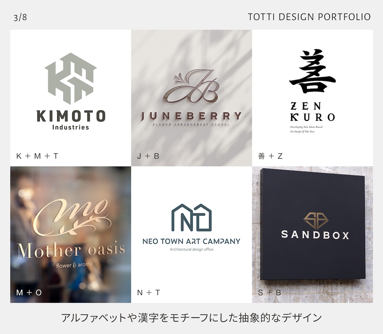 シンプルでスタイリッシュなロゴをデザインいたします 実績450企業以上のデザイナーがあなたの想いをカタチにします イメージ3