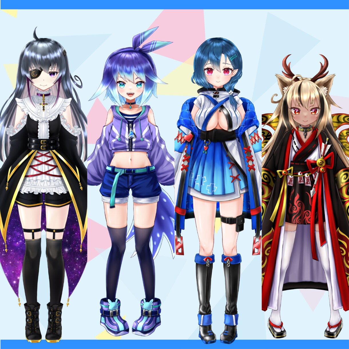 キャラデザイン＆Live2Dモデリング制作します お見積り・ご相談だけでもOK！ イメージ7