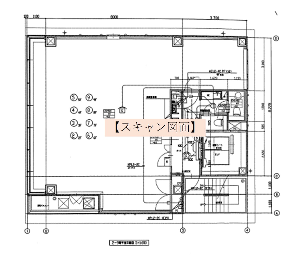 手書きやPDFからのCAD化・白図作成します 2級建築士の資格保持【VectorWorks2026使用】 イメージ2