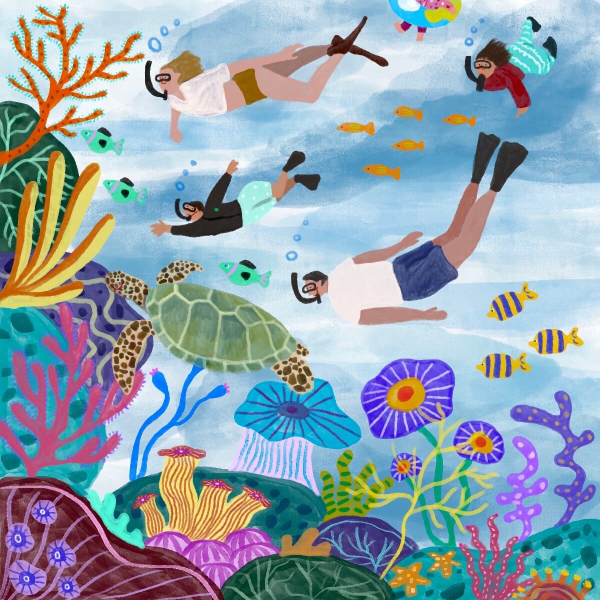 個性的で目を惹くイラスト描きます ユーモアのある可愛いイラストを挿絵やLPに◎ イメージ9