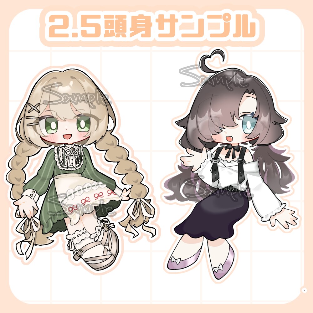 かわいいデフォルメイラスト作成します 活動者様も個人様も大歓迎！様々な用途にお使いいただけます！ イメージ3