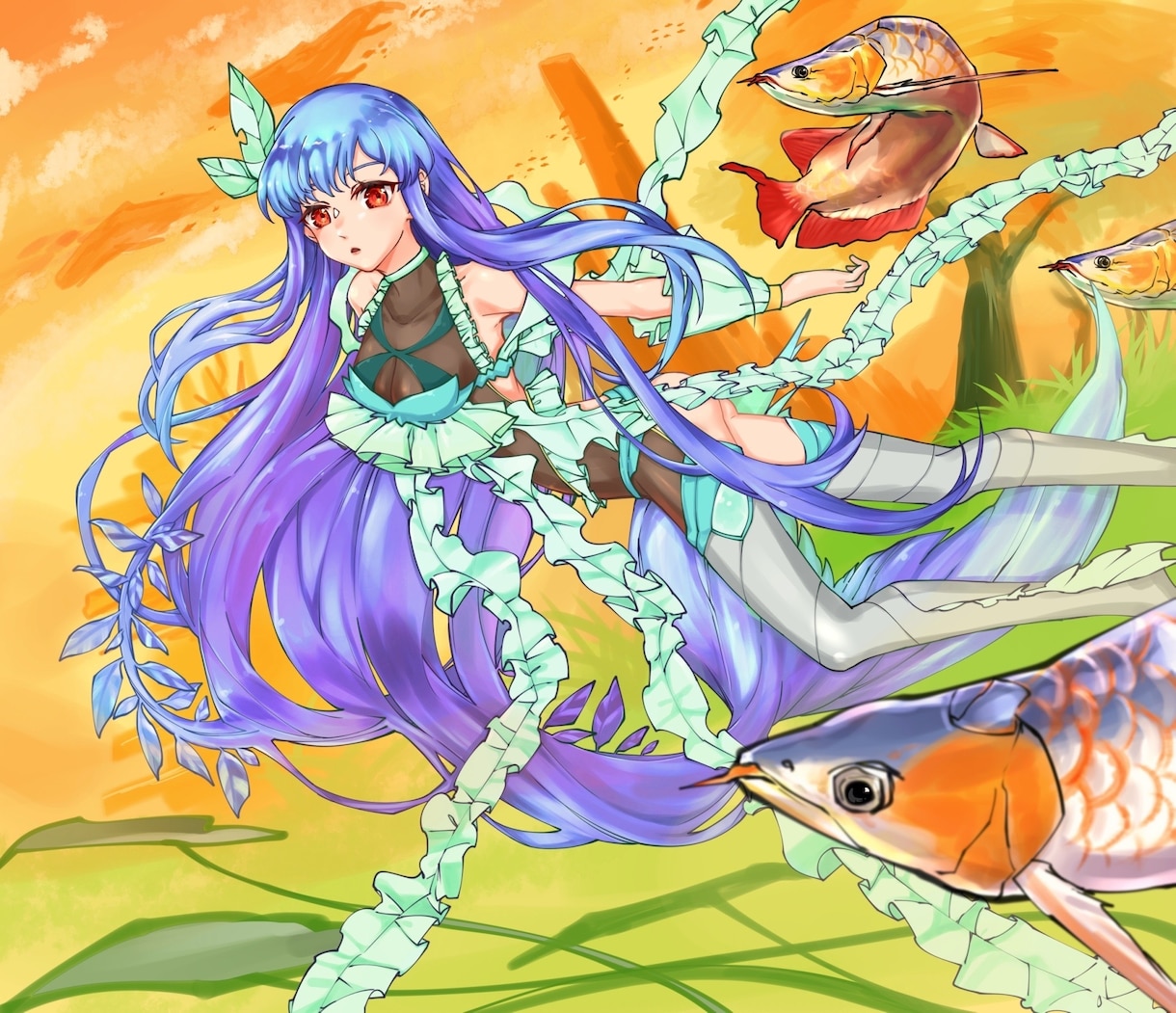 様々なご要望のイラストをご提供できます キャラクターイラスト、動物系、ドラゴン等。背景(主に自然)等 イメージ6