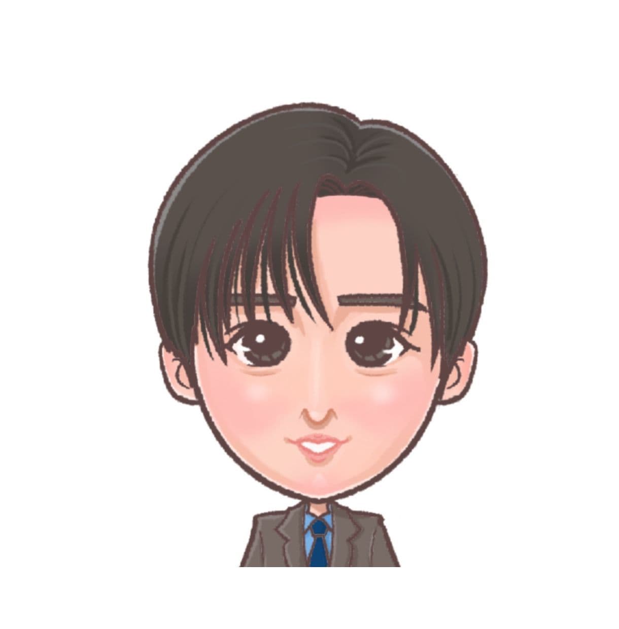 あなたの分身を優しいタッチで似顔絵にします 盛りすぎず、でも少し可愛く「あなたらしさ」を大切にしたタッチ イメージ3