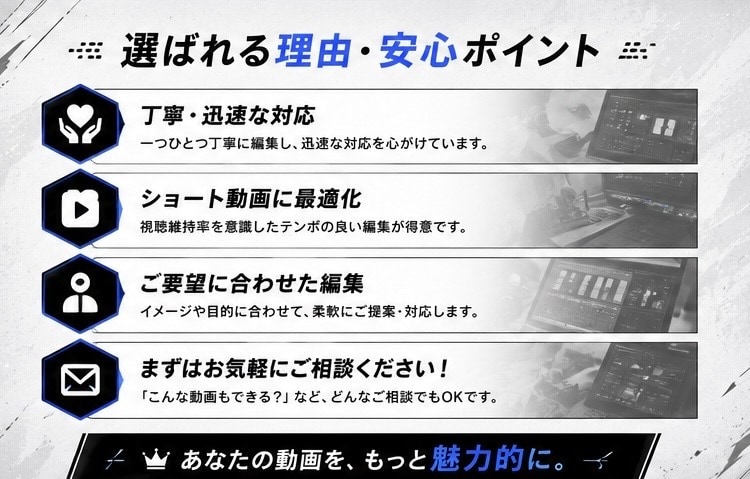 CapCutでショート動画を編集いたします！ます CapCutを使用したショート動画編集サービスです。 イメージ2