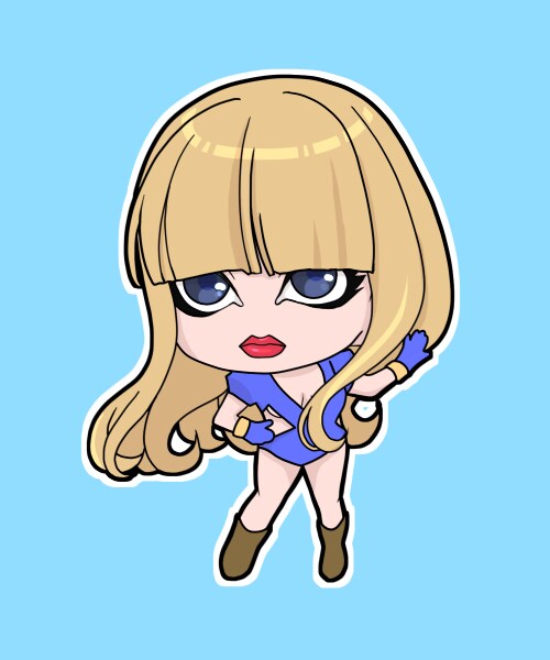 ポップな似顔絵描きます ポップなイラストでシールやラミキーにも使えます イメージ2