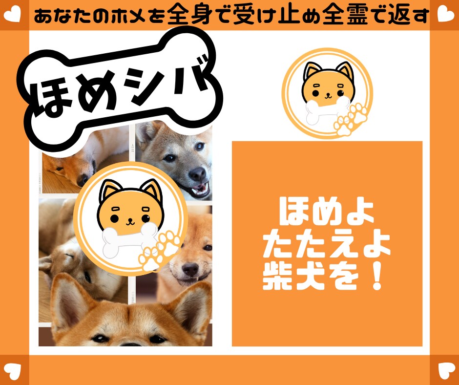 自分を褒め慣れるまで柴犬が全身全霊で褒められます ほめよ、たたえよ、柴犬を！褒めトレーナー「ほめシバ」 イメージ1
