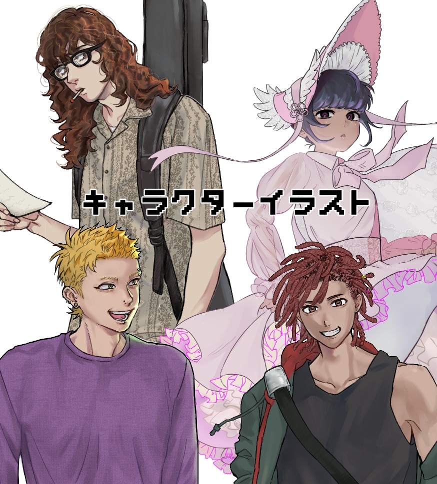 アイコン、立ち絵などを描きます 老若男女、人外、あなただけのキャラクターを！ イメージ3