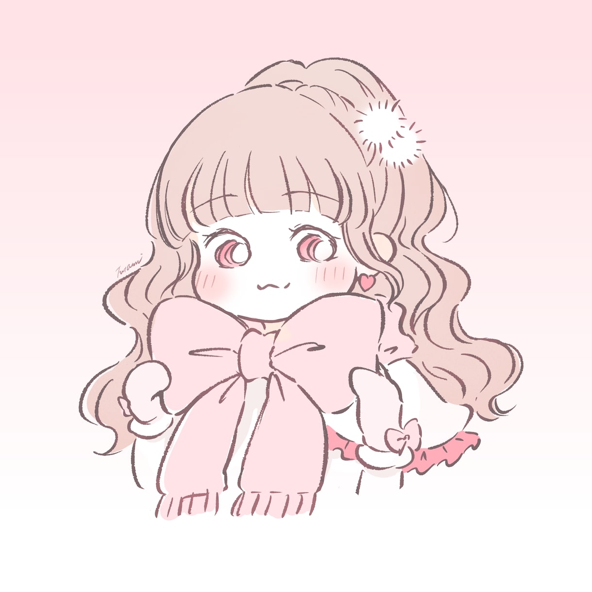 ゆるい人物イラストお描きします 上半身のみの人物イラストをフルオーダーにて承ります！ イメージ1