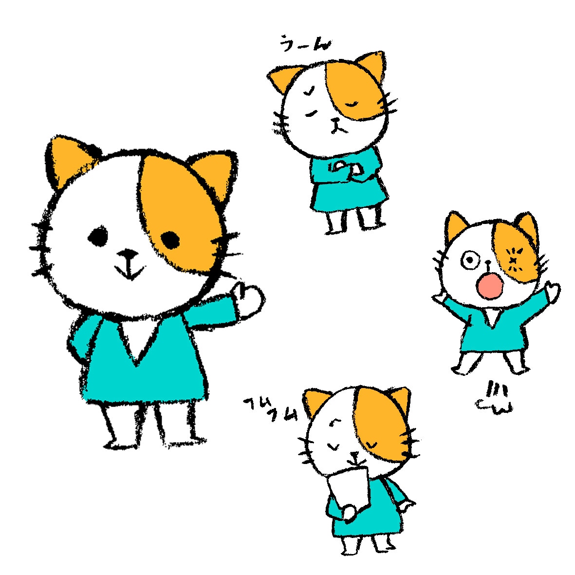 ほんわか＊絵本のようなキャラクターおつくりします 鉛筆タッチのキャラクター◯商品やサービスなどの紹介にどうぞ イメージ8