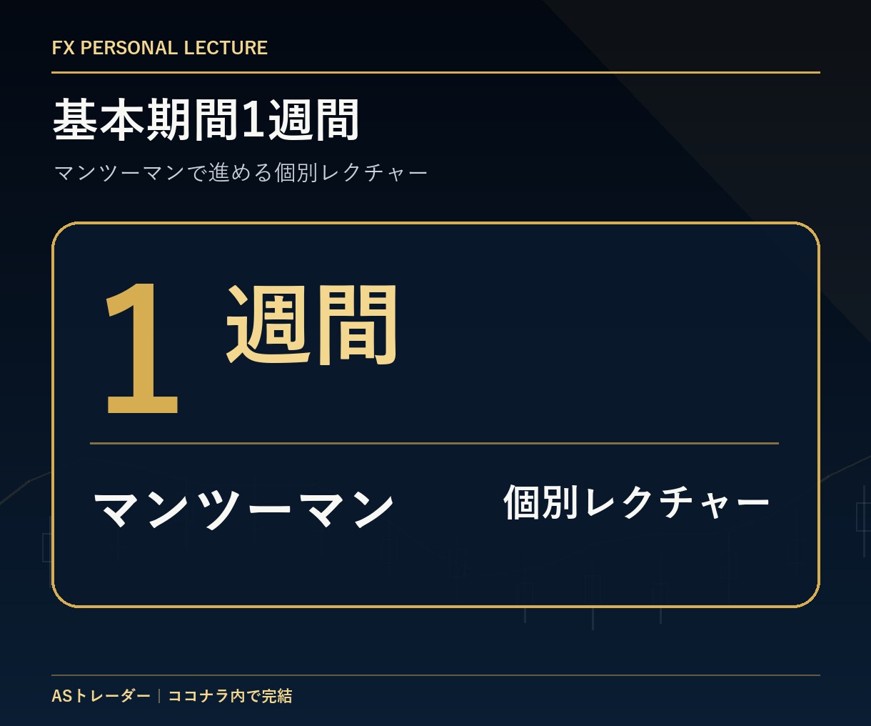 3名限定でFXを個別指導します 基本1週間｜教材・サインツール付きの個別レクチャー イメージ4