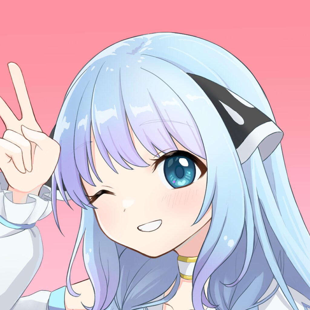 イラスト（バストアップ）描きます アイコン、配信素材などに！商用利用OK！ イメージ1