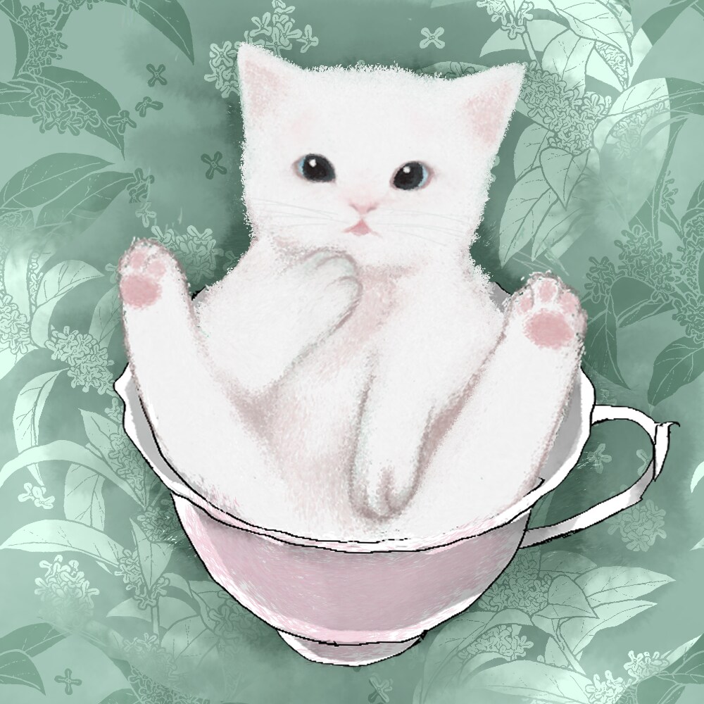 油絵風特化！あなたのペットを油絵風に描きます 【油絵風×猫】どんな毛色、ポーズでも愛猫をかわいく描きます イメージ3