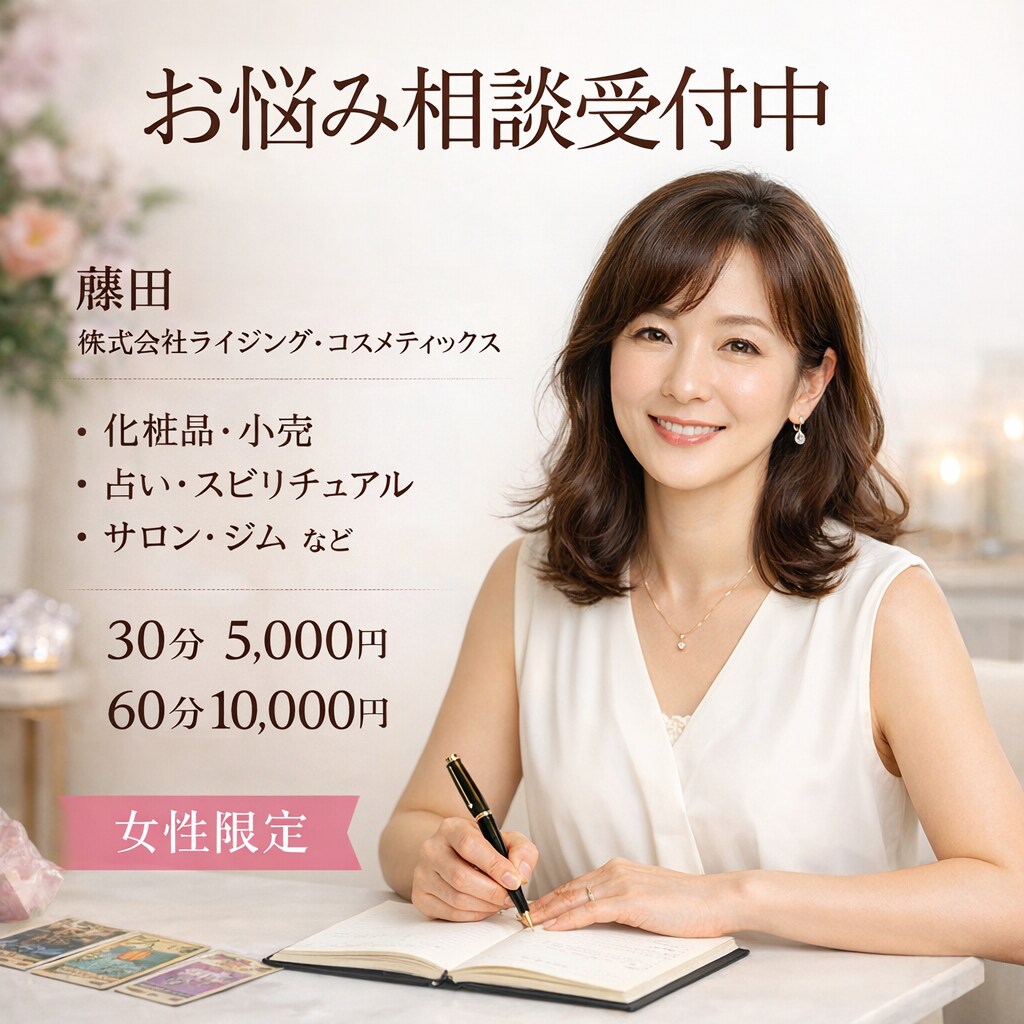 女性経営者のためのビジネス整理・方向性相談をします ひとりで抱えないための、女性経営者の整理時間 イメージ1