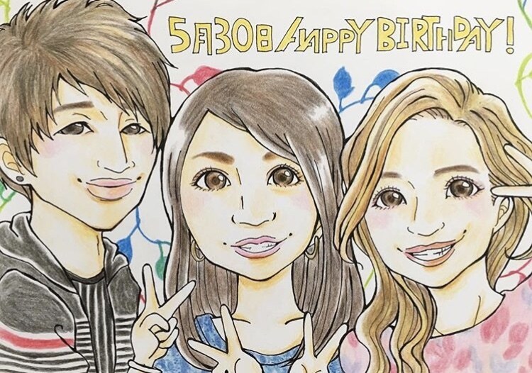 似てる！名刺やアイコンなど、似顔絵イラスト描きます プレゼントに！誕生日還暦祝いに似顔絵はいかがですか？ イメージ3