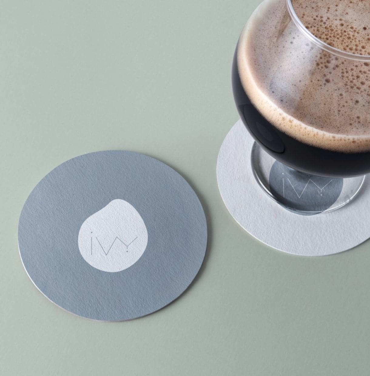カフェのオリジナルコースター作ります カフェのコンセプトに合ったコースターを提供します イメージ2